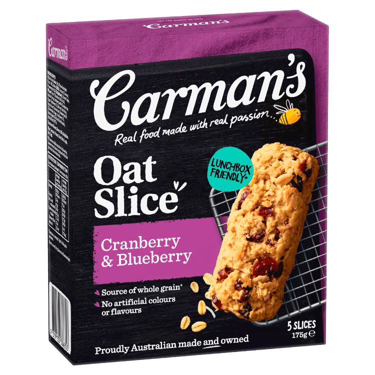 Cranberry & Blueberry Oat Slices 5 Pack