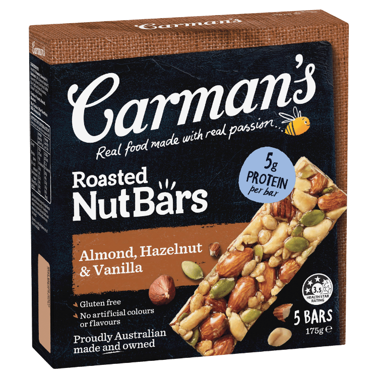Almond, Hazelnut & Vanilla Nut Bars 5 Pack