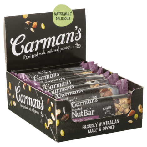 Almond, Cashew & Cranberry Nut Bars 12 x 45g