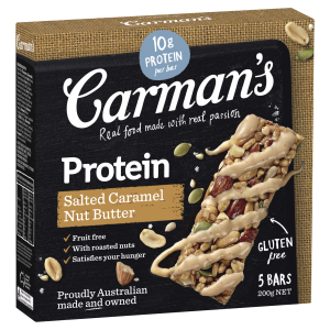 Carman's Protein Bars Salted Caramel Nut Butter