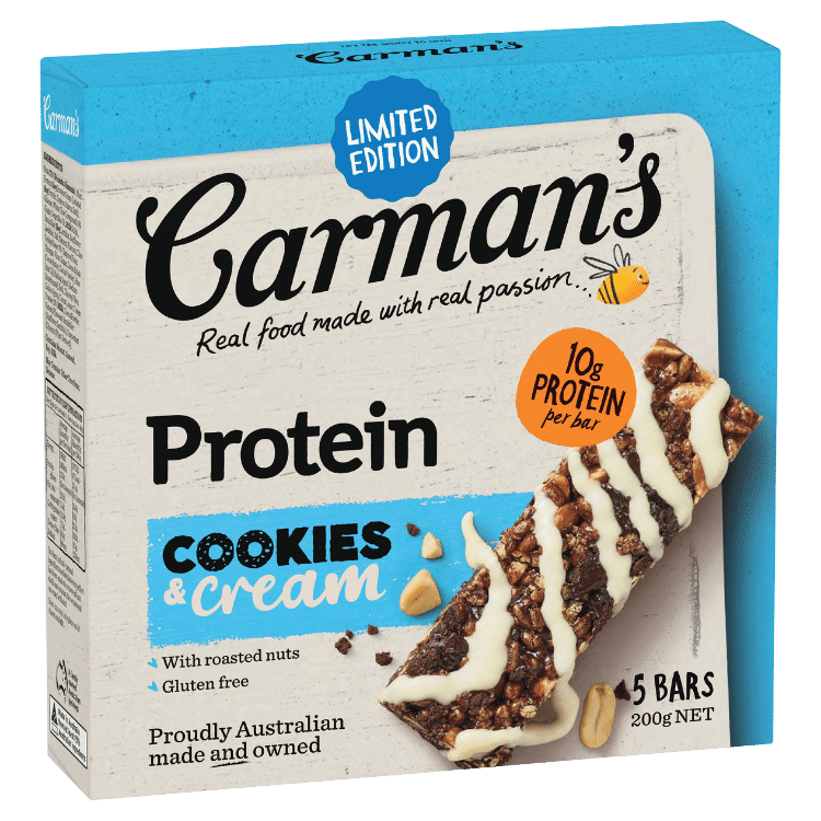 Cookies & Cream Protein Bars 5 Pack