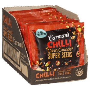 Carman's Chilli Corn Crunch Super Seeds-