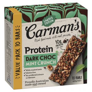 Dark Choc Mint Crunch Protein Bars