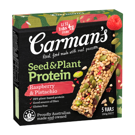Raspberry & Pistachio Seed & Plant Protein Bars