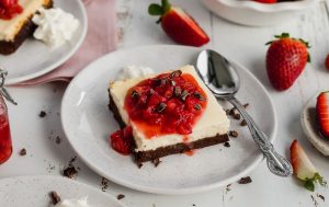 healthy cheesecake brownie recipe
