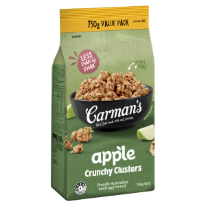 Carman's Apple Crunchy Clusters Value Pack 750g