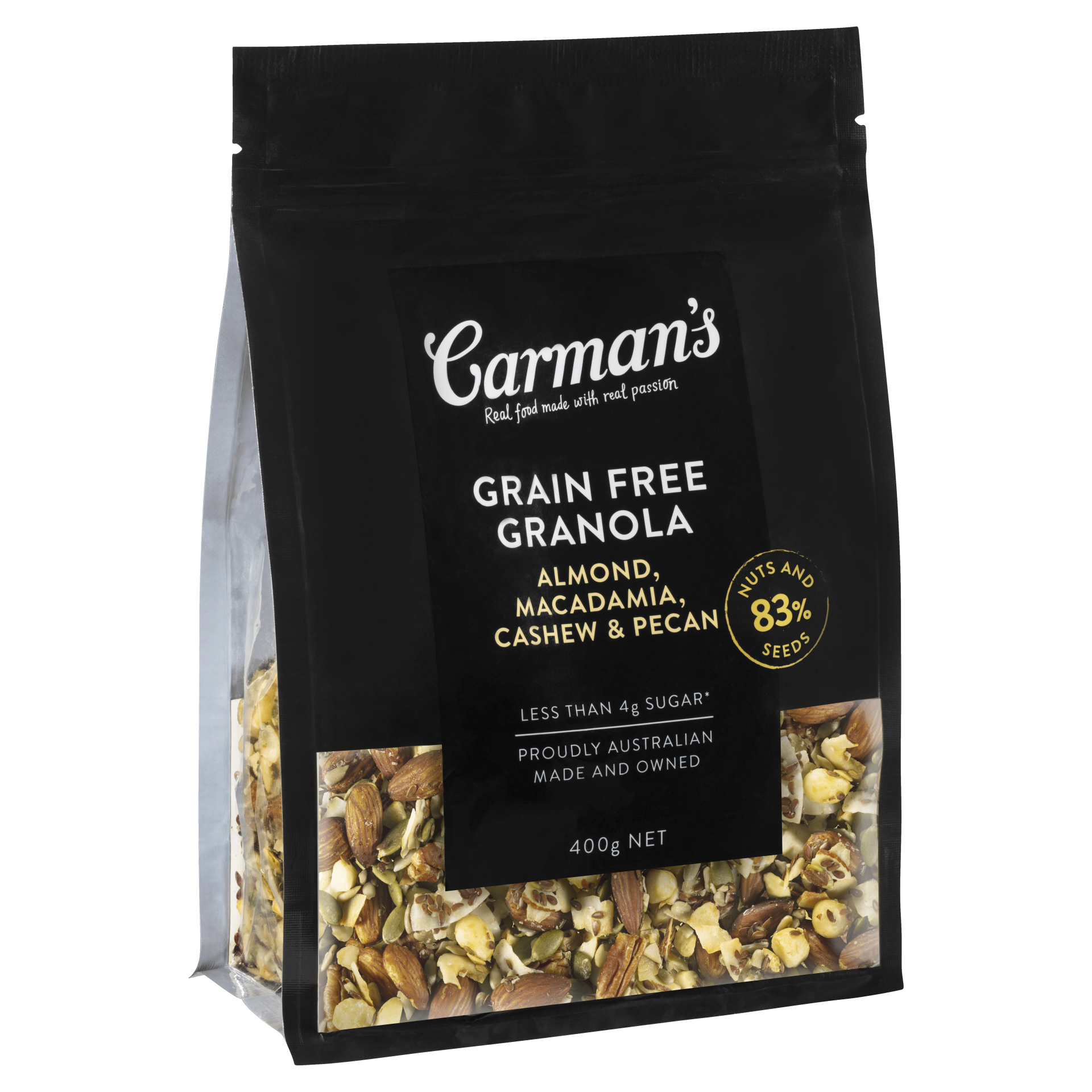 Grain Free Granola Almond, Macadamia, Cashew & Pecan