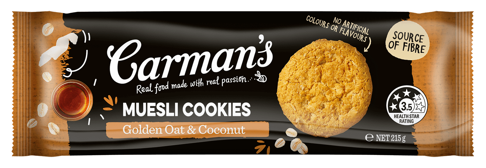 Muesli Cookies – Golden Oat & Coconut