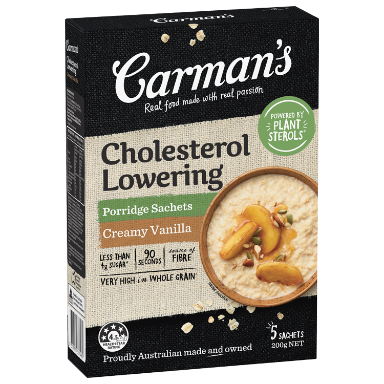 Cholesterol Lowering Creamy Vanilla Porridge Sachets