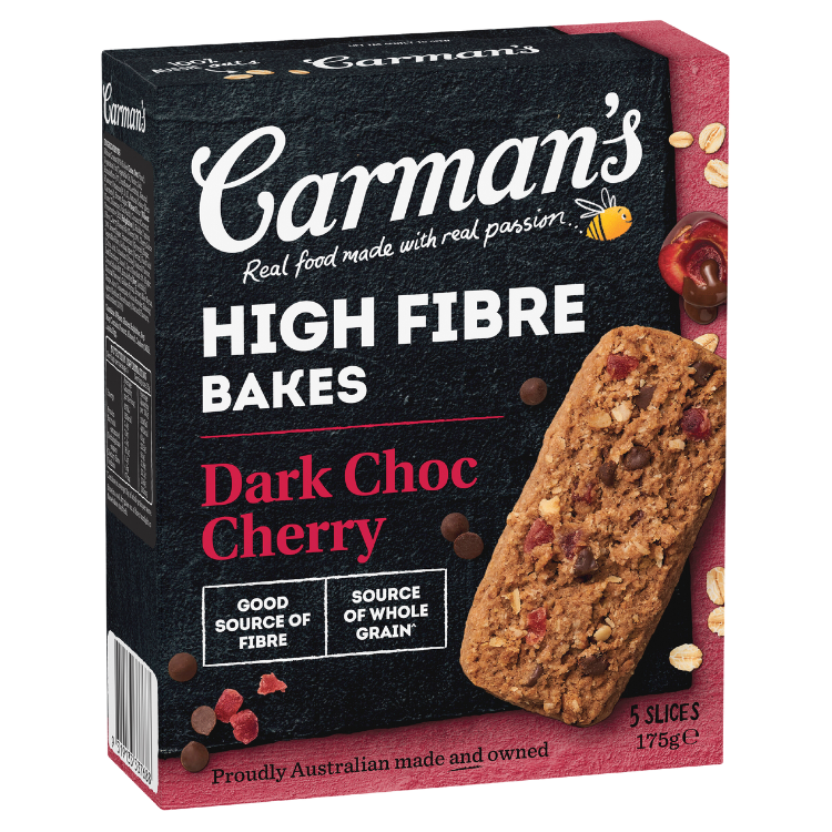 Dark Choc & Cherry High Fibre Bakes 5 Pack