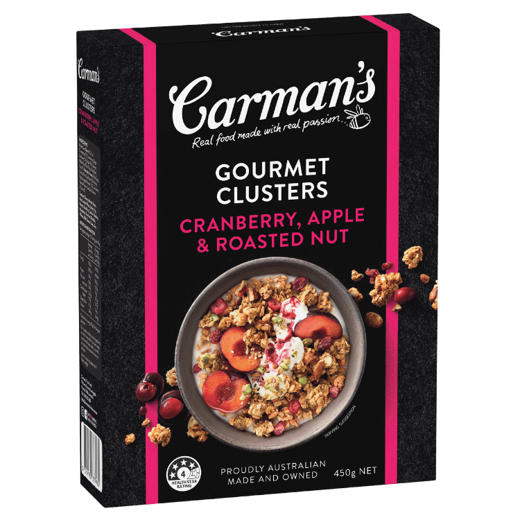 Carman’s Gourmet Clusters Cranberry, Apple & Roasted Nut