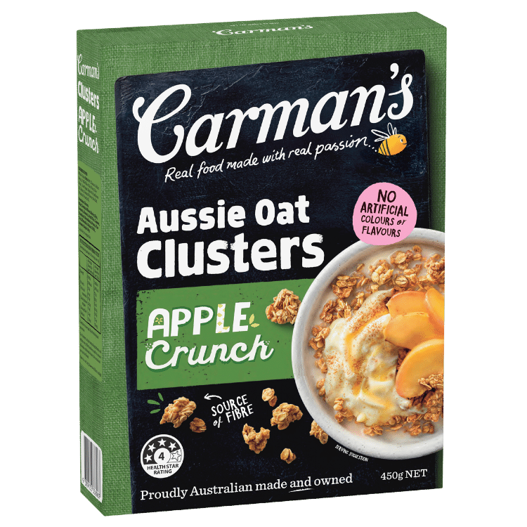Carman’s Aussie Oat Clusters Apple Crunch