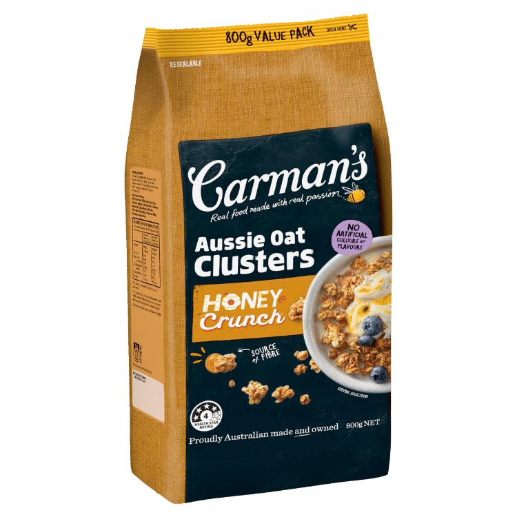 Carman’s Aussie Oat Clusters Honey Crunch Value Pack