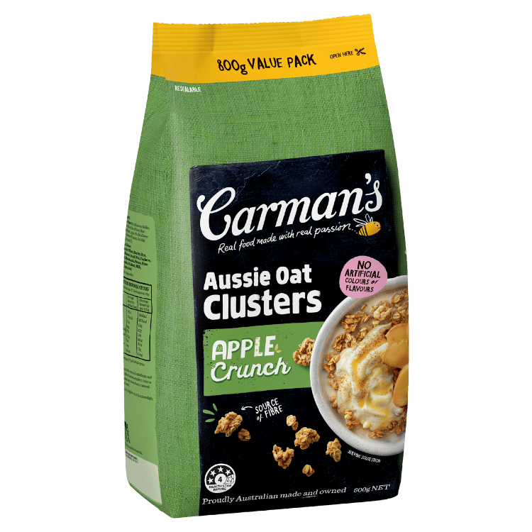 Carman’s Aussie Oat Clusters Apple Crunch Value Pack