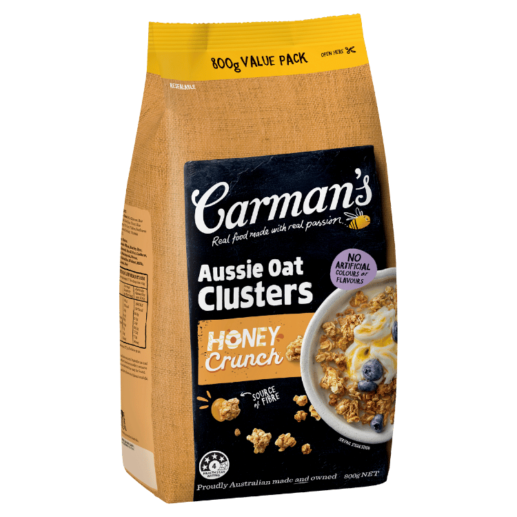 Carman’s Aussie Oat Clusters Honey Crunch Value Pack