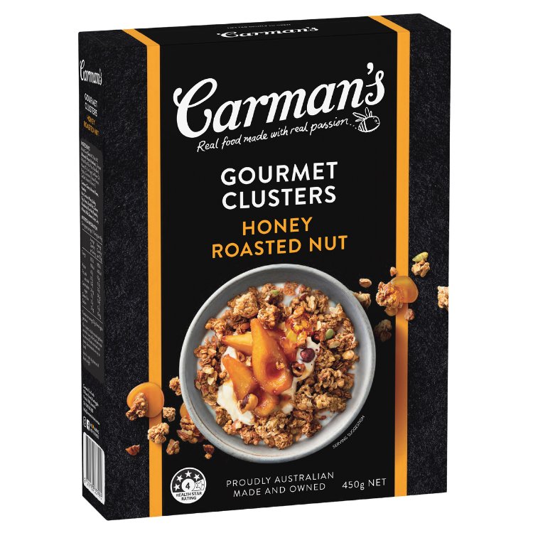 Carman’s Gourmet Clusters Honey Roasted Nut