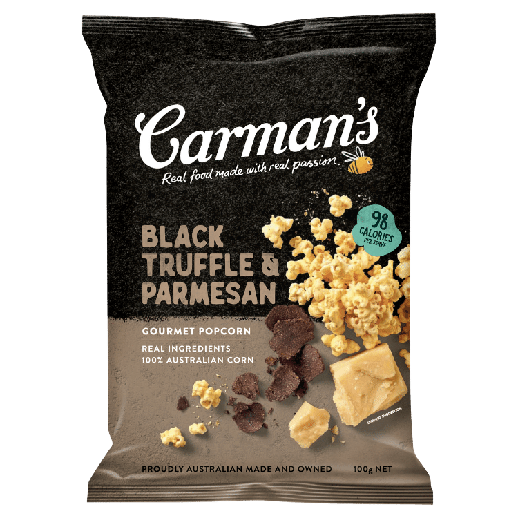 Gourmet Popcorn Black Truffle & Parmesan