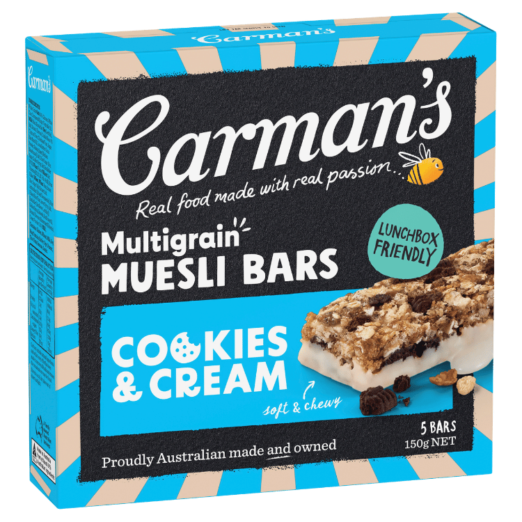 Multigrain Muesli Bars Cookies & Cream