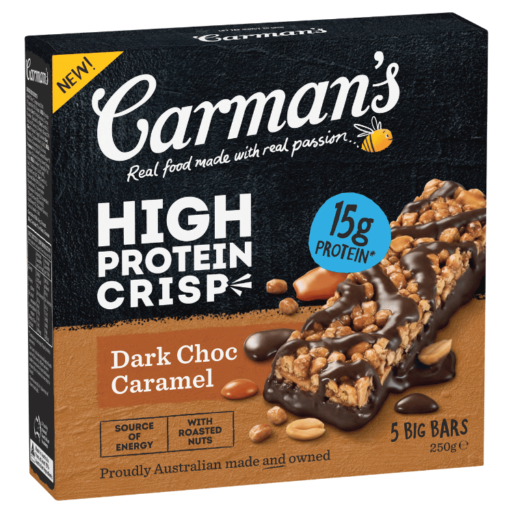 High Protein Crisp Dark Choc Caramel