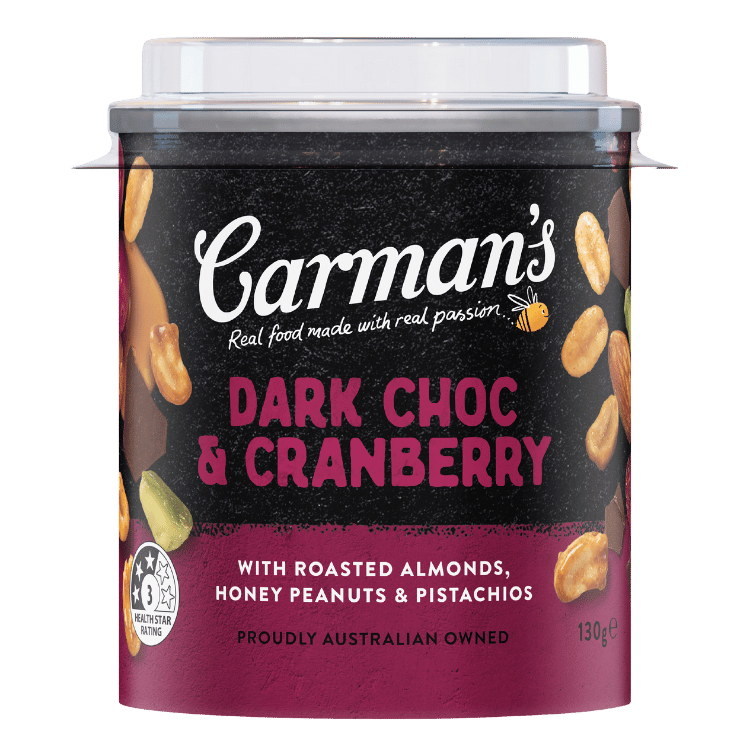 Gourmet Snack Mix Dark Choc & Cranberry