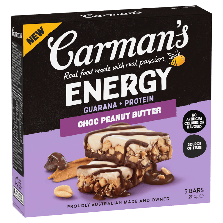 Peanut Butter Choc Energy Nut Bars